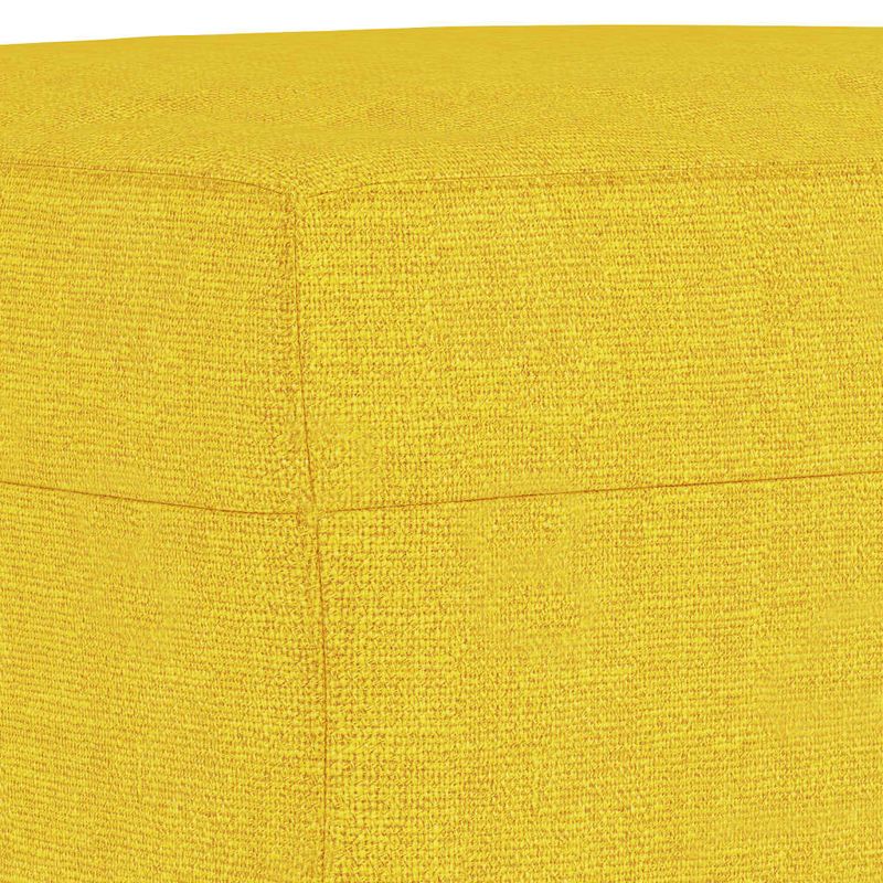Casa si Gradina - Mobilier - Seturi de mobilier - Seturi living - Set de canapele cu perne, 3 piese, galben deschis, textil - Infinity.ro