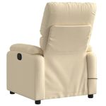 Ingrijire personala si Cosmetice - Sanatate si wellness - Articole wellness - Fotolii de masaj - Fotoliu rabatabil de masaj, crem, material textil - Infinity.ro