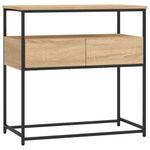 Casa si Gradina - Mobilier - Comode si corpuri - Console - Masa consola, stejar sonoma, 75x40x75 cm, lemn prelucrat - Infinity.ro