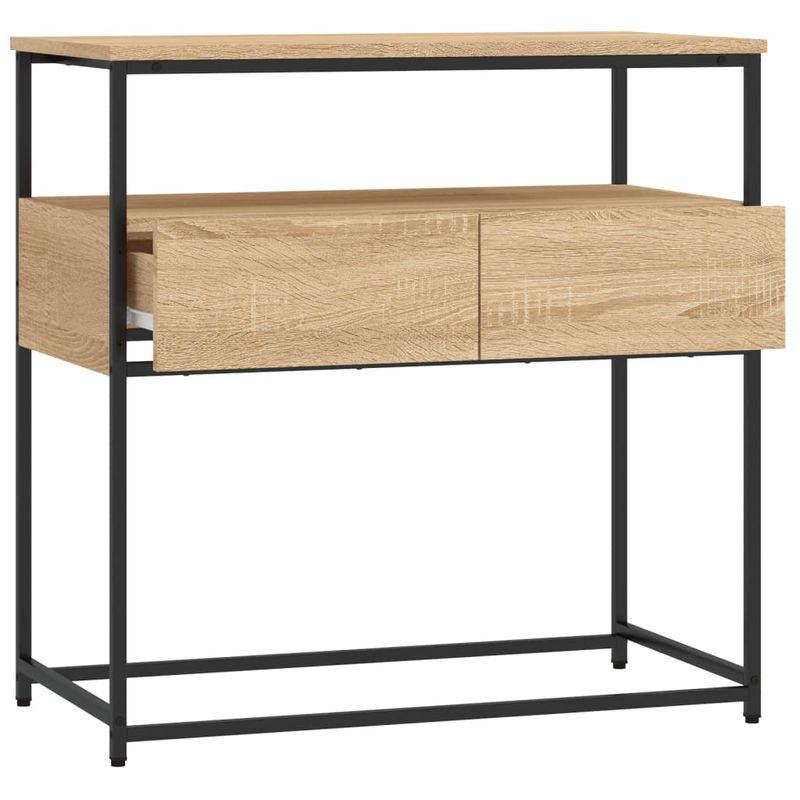 Casa si Gradina - Mobilier - Comode si corpuri - Console - Masa consola, stejar sonoma, 75x40x75 cm, lemn prelucrat - Infinity.ro
