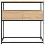 Casa si Gradina - Mobilier - Comode si corpuri - Console - Masa consola, stejar sonoma, 75x40x75 cm, lemn prelucrat - Infinity.ro