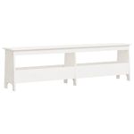 Casa si Gradina - Mobilier - Organizare si depozitare - Bancute - Banca de hol, alb, 160x28x45 cm, lemn masiv de pin - Infinity.ro