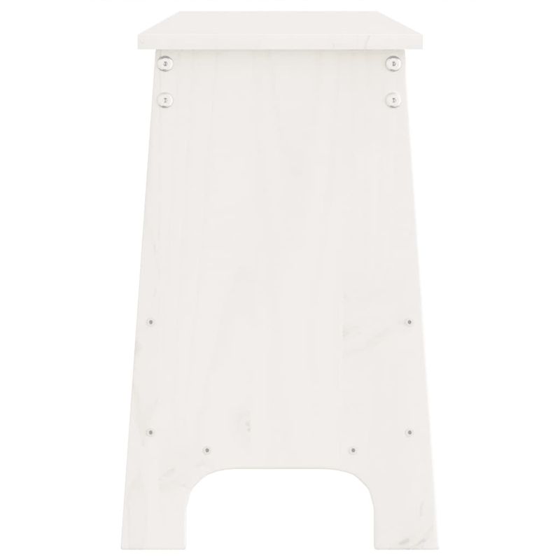 Casa si Gradina - Mobilier - Organizare si depozitare - Bancute - Banca de hol, alb, 160x28x45 cm, lemn masiv de pin - Infinity.ro