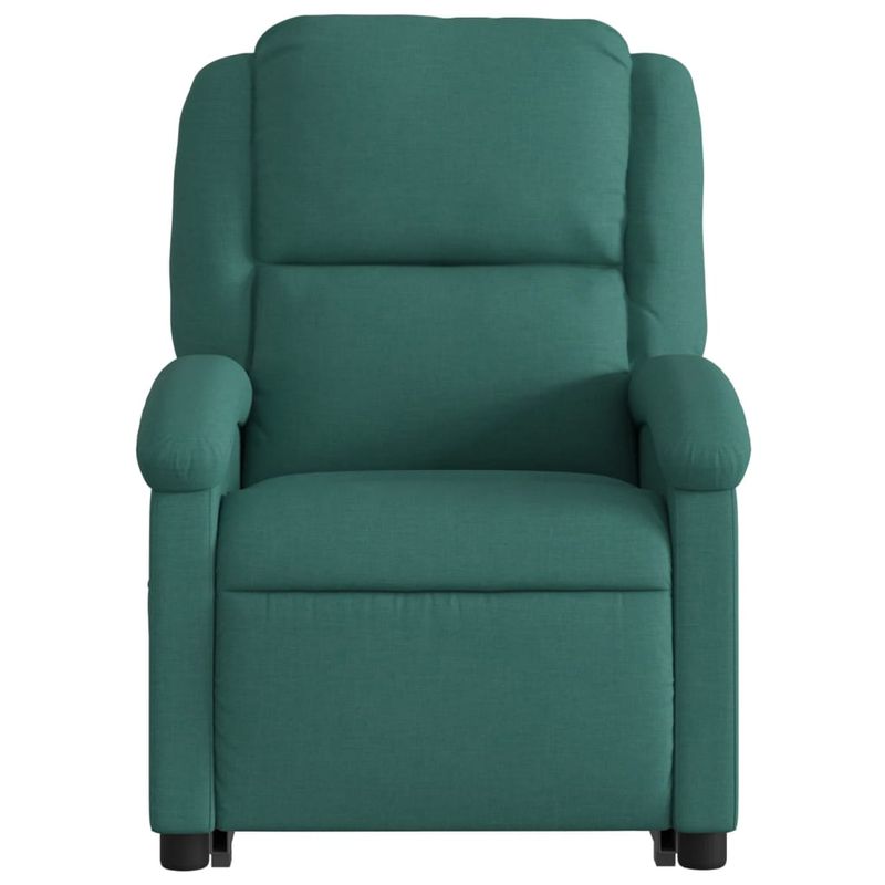 Ingrijire personala si Cosmetice - Sanatate si wellness - Articole wellness - Fotolii de masaj - Fotoliu electric masaj rabatabil / ridicare verde inchis textil - Infinity.ro