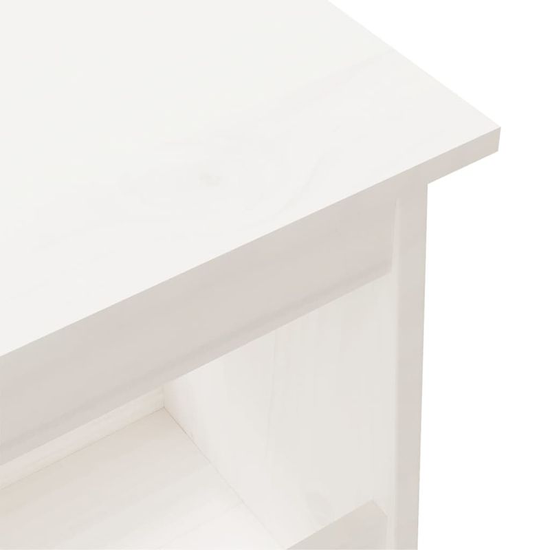 Casa si Gradina - Mobilier - Organizare si depozitare - Bancute - Banca de hol, alb, 160x28x45 cm, lemn masiv de pin - Infinity.ro