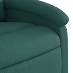 Ingrijire personala si Cosmetice - Sanatate si wellness - Articole wellness - Fotolii de masaj - Fotoliu electric masaj rabatabil / ridicare verde inchis textil - Infinity.ro