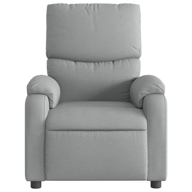 Casa si Gradina - Mobilier - Scaune si fotolii - Fotolii - Fotoliu rabatabil, gri deschis, material textil - Infinity.ro