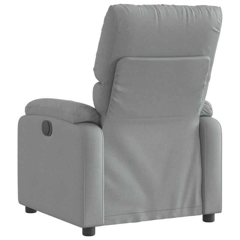 Casa si Gradina - Mobilier - Scaune si fotolii - Fotolii - Fotoliu rabatabil, gri deschis, material textil - Infinity.ro