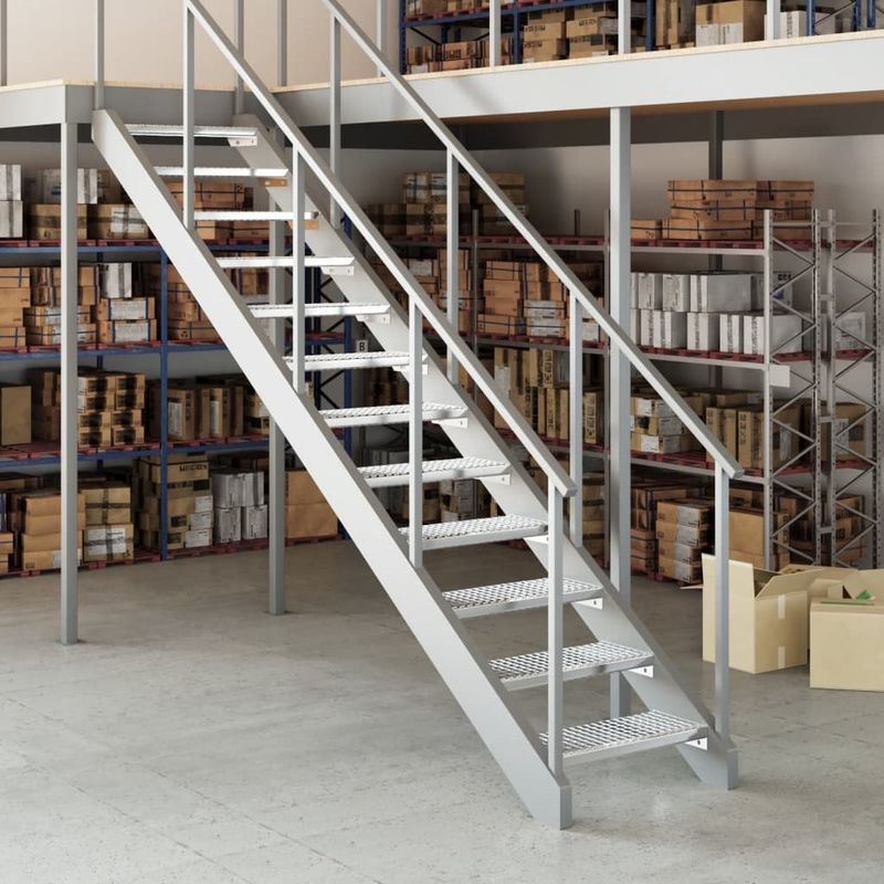 Casa si Gradina - Textile si covoare - Covoare - Covoare casa - Treapta tip gratar, 60x24x7 cm, otel galvanizat, model sudat prin forjare - Infinity.ro