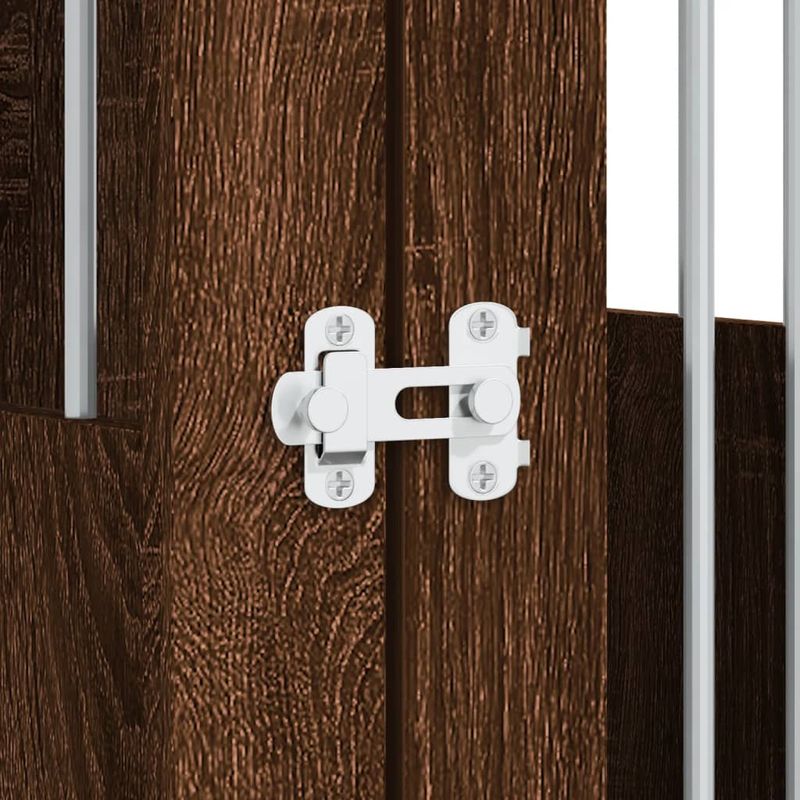 Petshop - Accesorii petshop - Culcusuri si custi - Custi interior si exterior - Lada pentru caini, stejar maro, 55x75x65 cm, lemn compozit - Infinity.ro