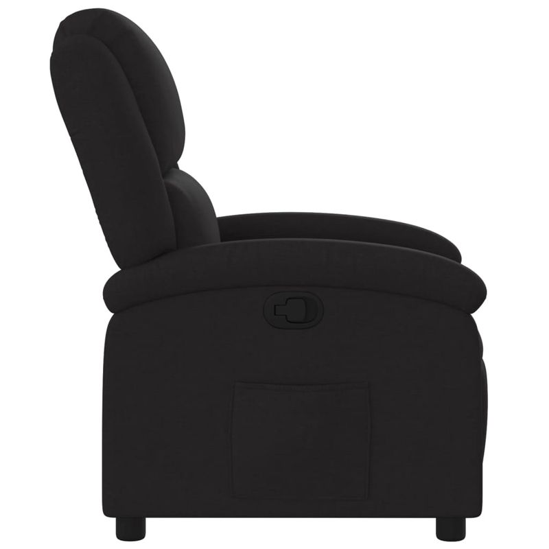 Casa si Gradina - Mobilier - Scaune si fotolii - Fotolii - Fotoliu rabatabil, negru, material textil - Infinity.ro