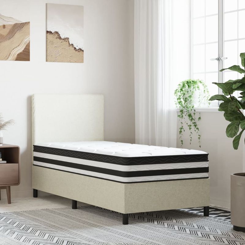 Casa si Gradina - Mobilier - Saltele si somiere - Saltele - Saltea cu arcuri buzunare Single Size, medie, 90x190 cm - Infinity.ro