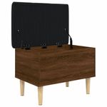 Casa si Gradina - Mobilier - Canapele si coltare - Banchete - Banca de depozitare, stejar maro, 62x42x46 cm, lemn prelucrat - Infinity.ro