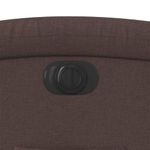 Casa si Gradina - Mobilier - Scaune si fotolii - Fotolii - Fotoliu electric rabatabil cu ridicare, maro inchis, textil - Infinity.ro