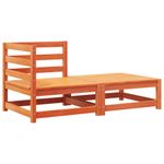 Casa si Gradina - Gradina si terasa - Mobilier exterior - Canapele si fotolii gradina - Canapea coltar de gradina, cu perne și taburet, maro ceruit - Infinity.ro
