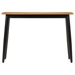 Casa si Gradina - Mobilier - Comode si corpuri - Console - Masuta consola, 110x40x76 cm, lemn masiv de mango si fier - Infinity.ro