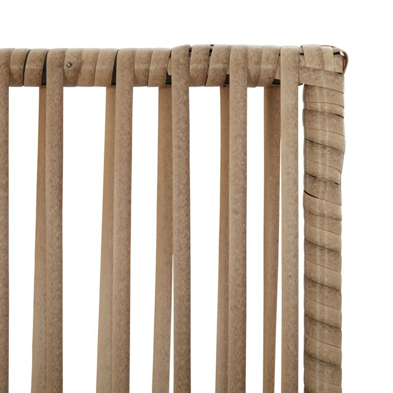 Casa si Gradina - Decoratiuni - Pereti despartitori si paravane - Separator de camera cu 3 panouri, bej, poliratan, model țesătură cu linii, mărime 147x180 cm - Infinity.ro