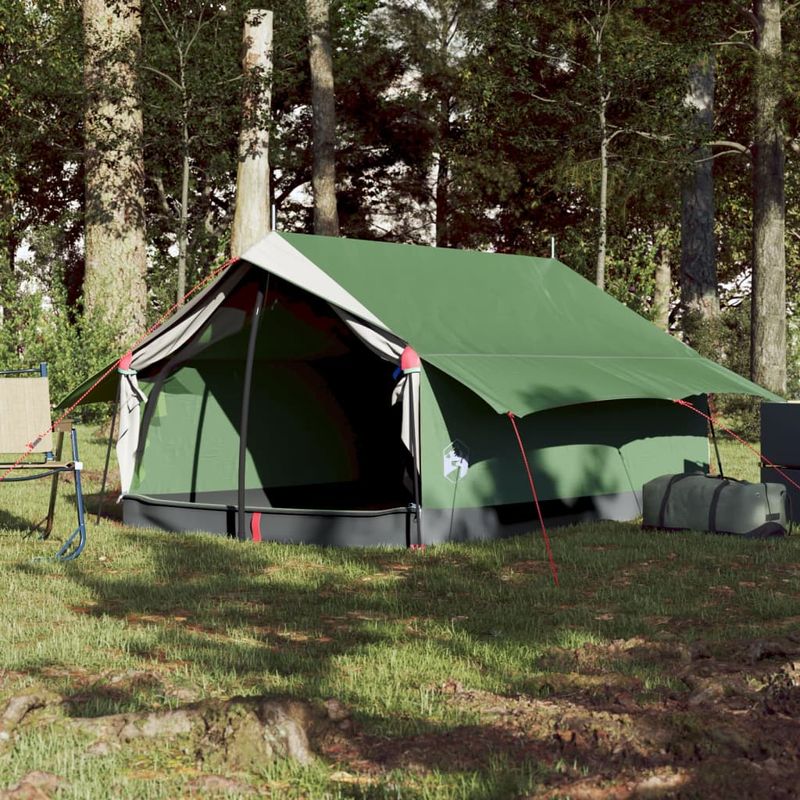 Sport si Outdoor - Camping - Corturi camping - Cort de camping pentru 2 persoane, verde, impermeabil - Infinity.ro