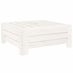 Casa si Gradina - Gradina si terasa - Umbrele si pavilioane - Umbrele - Masca pentru suport de umbrela, alb, lemn masiv de pin - Infinity.ro