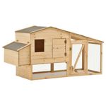 Petshop - Accesorii petshop - Culcusuri si custi - Custi interior si exterior - Cotet pentru pasari, 178 x 67 x 92 cm, lemn masiv de pin - Infinity.ro