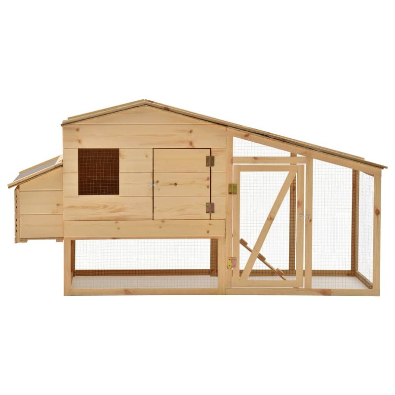 Petshop - Accesorii petshop - Culcusuri si custi - Custi interior si exterior - Cotet pentru pasari, 178 x 67 x 92 cm, lemn masiv de pin - Infinity.ro