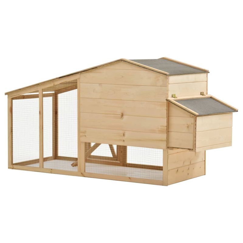 Petshop - Accesorii petshop - Culcusuri si custi - Custi interior si exterior - Cotet pentru pasari, 178 x 67 x 92 cm, lemn masiv de pin - Infinity.ro