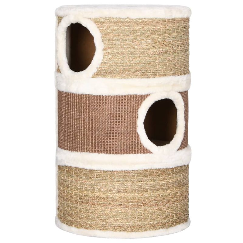 Petshop - Accesorii petshop - Jucarii animale - Ansambluri de joaca - Butoias de zgariat pentru pisici, 60 cm, iarba de mare - Infinity.ro