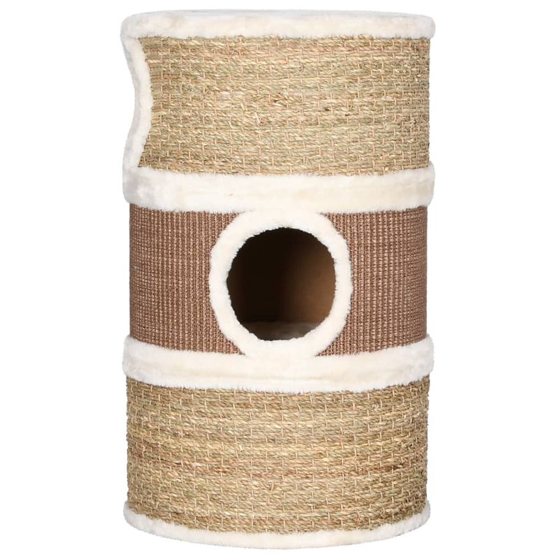 Petshop - Accesorii petshop - Jucarii animale - Ansambluri de joaca - Butoias de zgariat pentru pisici, 60 cm, iarba de mare - Infinity.ro