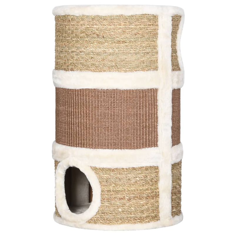 Petshop - Accesorii petshop - Jucarii animale - Ansambluri de joaca - Butoias de zgariat pentru pisici, 60 cm, iarba de mare - Infinity.ro