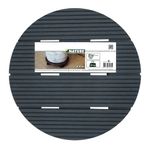 Casa si Gradina - Gradinarit si plante - Plante si ghivece - Ghivece si suporturi - Nature Carucior pentru plante, Ø30 cm, antracit, lemn - Infinity.ro