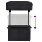 Auto si Moto - Piese auto si accesorii - Interior auto - Accesorii interior - Cotiera auto universala, negru, 23x8x(30-38) cm ABS - Infinity.ro