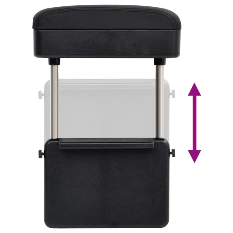 Auto si Moto - Piese auto si accesorii - Interior auto - Accesorii interior - Cotiera auto universala, negru, 23x8x(30-38) cm ABS - Infinity.ro