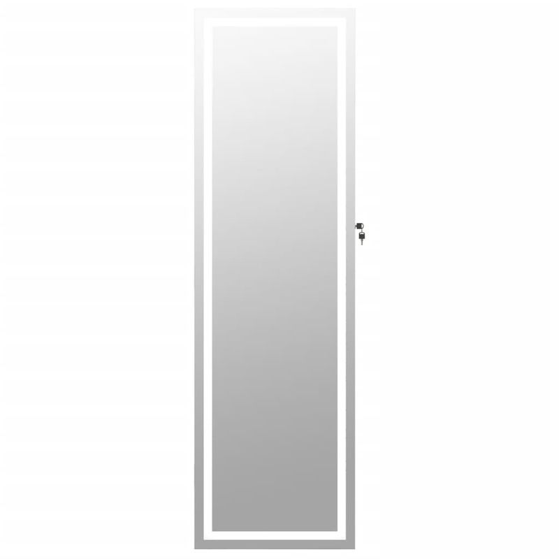 Casa si Gradina - Mobilier - Dulapuri si sifoniere - Dulapuri - Dulap de bijuterii cu oglinda si lumini LED, montaj pe perete - Infinity.ro