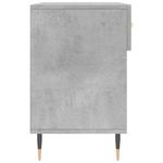 Casa si Gradina - Mobilier - Organizare si depozitare - Organizator incaltaminte - Bancheta pantofar, gri beton, 102x35x55 cm, lemn prelucrat - Infinity.ro