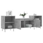 Casa si Gradina - Mobilier - Comode si corpuri - Comode - Comoda TV, gri beton, 160x35x55 cm, lemn prelucrat - Infinity.ro