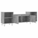 Casa si Gradina - Mobilier - Comode si corpuri - Comode - Comoda TV, gri beton, 160x35x55 cm, lemn prelucrat - Infinity.ro