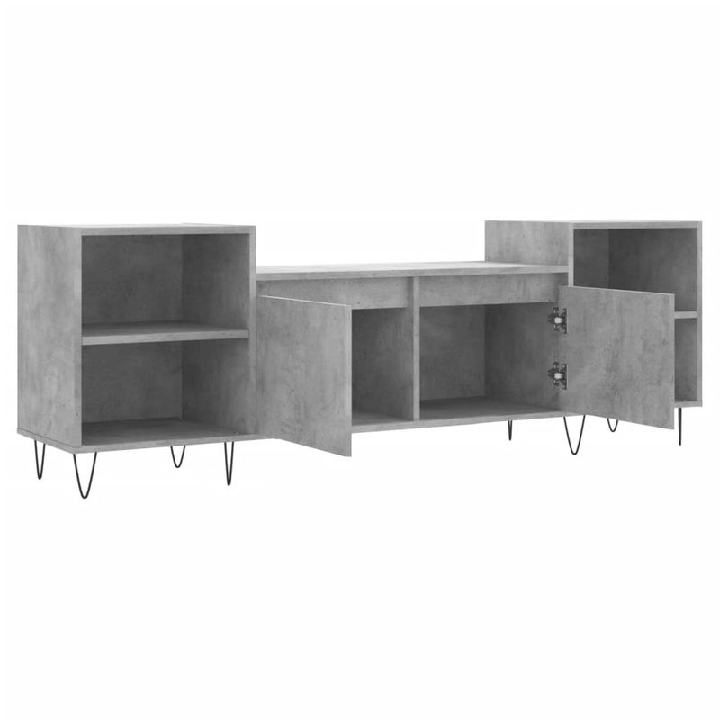 Casa si Gradina - Mobilier - Comode si corpuri - Comode - Comoda TV, gri beton, 160x35x55 cm, lemn prelucrat - Infinity.ro