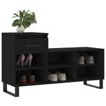 Casa si Gradina - Mobilier - Organizare si depozitare - Organizator incaltaminte - Pantofar, negru, 102x36x60 cm, lemn compozit - Infinity.ro