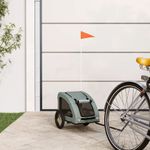 Petshop - Accesorii petshop - Culcusuri si custi - Genti si articole transport - Remorca de bicicleta animale companie, textil oxford/fier, mărime 124x53x53 cm - Infinity.ro