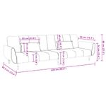 Casa si Gradina - Mobilier - Canapele si coltare - Canapele - Canapea extensibila cu 2 locuri, 2 perne, gri deschis, catifea - Infinity.ro