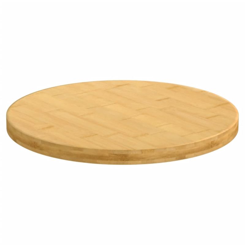 Casa si Gradina - Mobilier - Feronerie si accesorii mobila - Blat de masa, Ø40x2,5 cm, bambus - Infinity.ro