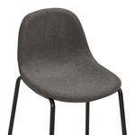 Casa si Gradina - Mobilier - Seturi de mobilier - Seturi bucatarie - Set de bar, 3 piese, gri inchis, material textil - Infinity.ro