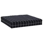 Casa si Gradina - Gradina si terasa - Mobilier exterior - Perne decorative exterior - Perna pentru paleti, negru carouri, 60x60x8 cm, textil oxford - Infinity.ro