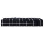 Casa si Gradina - Gradina si terasa - Mobilier exterior - Perne decorative exterior - Perna pentru paleti, negru carouri, 60x60x8 cm, textil oxford - Infinity.ro
