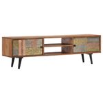 Casa si Gradina - Mobilier - Comode si corpuri - Comode - Comoda TV, 140x30x40 cm, lemn masiv de acacia - Infinity.ro