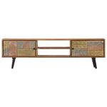 Casa si Gradina - Mobilier - Comode si corpuri - Comode - Comoda TV, 140x30x40 cm, lemn masiv de acacia - Infinity.ro
