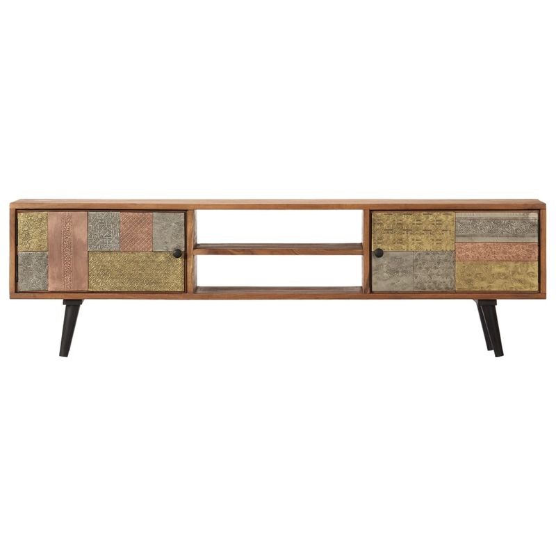 Casa si Gradina - Mobilier - Comode si corpuri - Comode - Comoda TV, 140x30x40 cm, lemn masiv de acacia - Infinity.ro