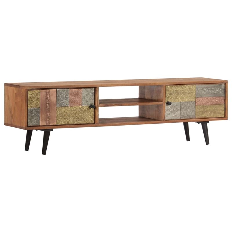 Casa si Gradina - Mobilier - Comode si corpuri - Comode - Comoda TV, 140x30x40 cm, lemn masiv de acacia - Infinity.ro