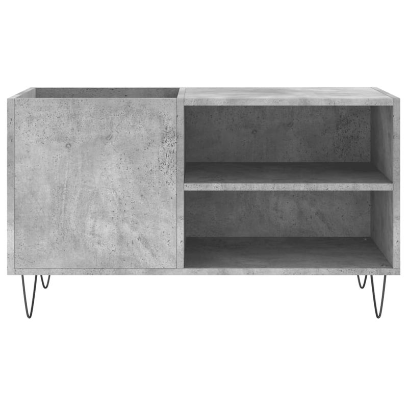 Casa si Gradina - Mobilier - Dulapuri si sifoniere - Dulapuri - Dulap de discuri, gri beton, 85x38x48 cm, lemn prelucrat - Infinity.ro