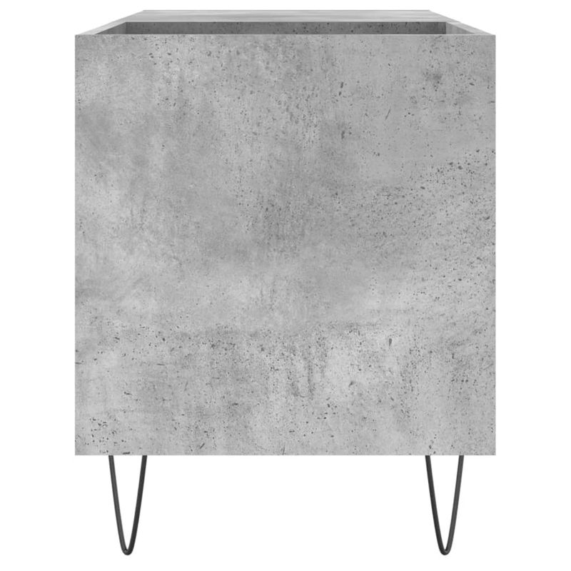 Casa si Gradina - Mobilier - Dulapuri si sifoniere - Dulapuri - Dulap de discuri, gri beton, 85x38x48 cm, lemn prelucrat - Infinity.ro